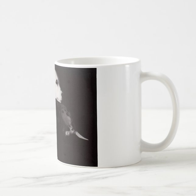 Dalmatian in Black and White Coffee Mug (Right)