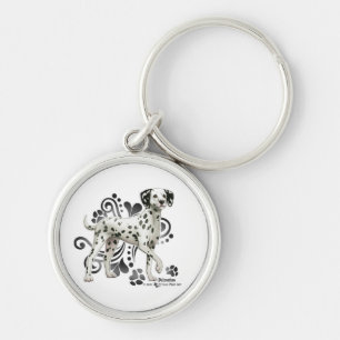 Dalmatian Key Ring