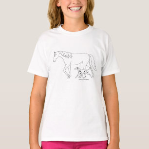 Dalmatian Kids' Shirt: Dal & Horse T-Shirt