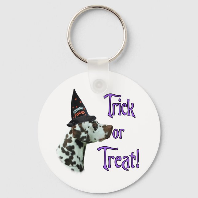 Dalmatian (liver) Trick Key Ring (Front)