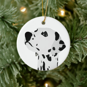 Dalmatian Love Ceramic Tree Decoration