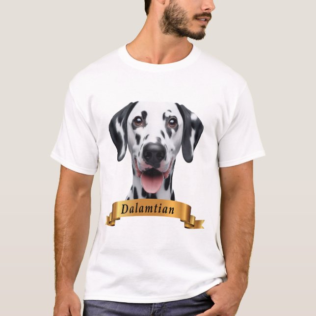 Dalmatian love friendly cute sweet dog T-Shirt (Front)