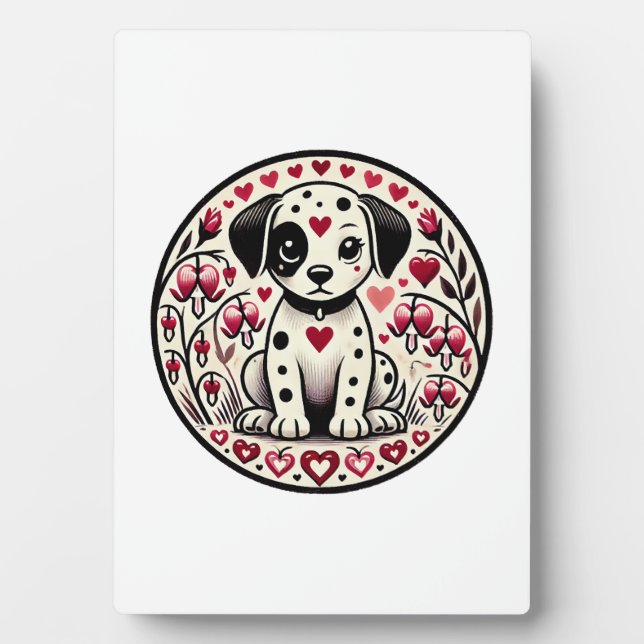 Dalmatian Love Plaque (Front)