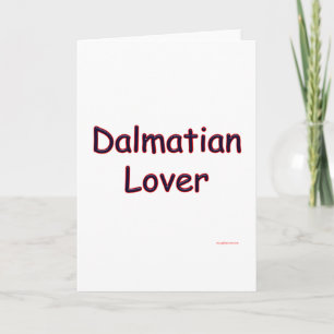 Dalmatian Lover Holiday Card