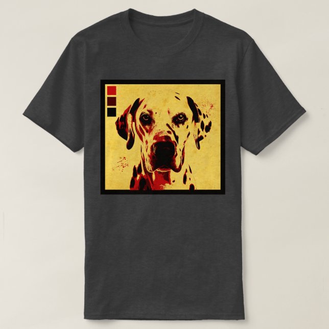 Dalmatian Magazine T-Shirt (Design Front)