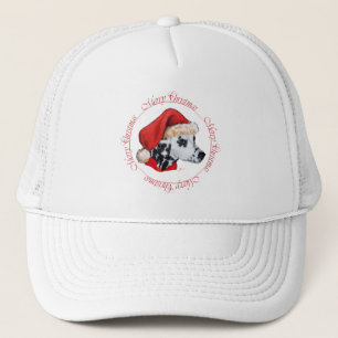 Dalmatian Merry Christmas Trucker Hat