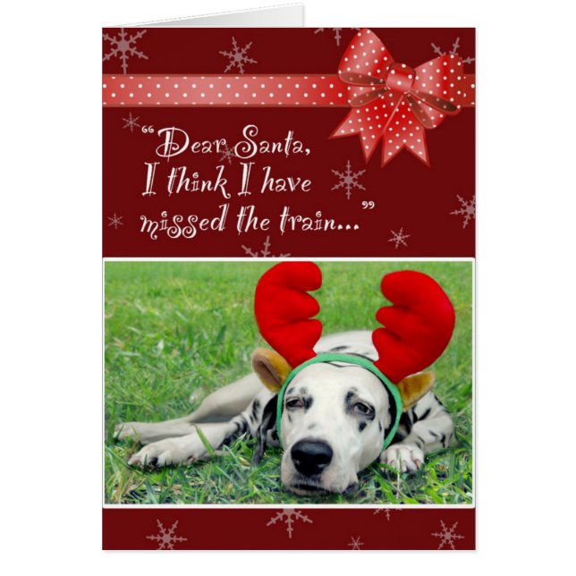 Dalmatian Miss The Train Red (Front)