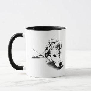 Dalmatian Mug – Hand Drawn Spotted Dog Coffee Mug