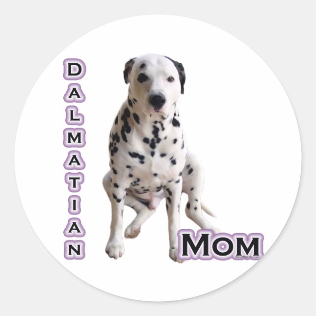 Dalmatian Mum 4 - Sticker (Front)