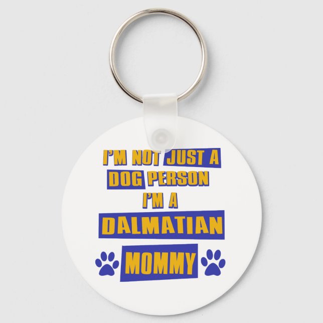 Dalmatian Mummy Key Ring (Front)