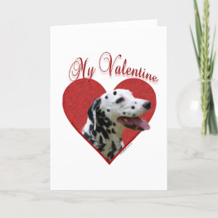 Dalmatian My Valentine Holiday Card