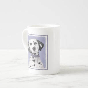 Dalmatian Painting - Cute Original Dog Art Bone China Mug