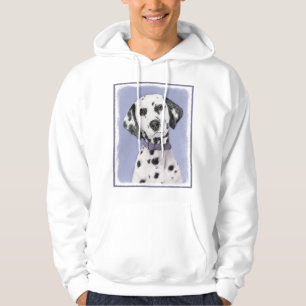 Dalmatian Painting - Cute Original Dog Art Hoodie