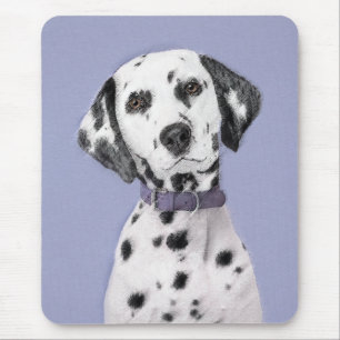 Dalmatian Painting - Cute Original Dog Art Mouse Pad