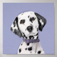 Dalmatian Painting - Cute Original Dog Art
