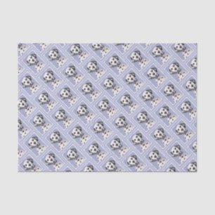 Dalmatian Painting - Cute Original Dog Art Tissue Paper