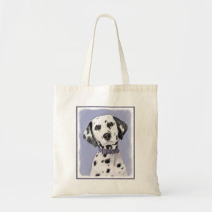Dalmatian Painting - Cute Original Dog Art Tote Bag