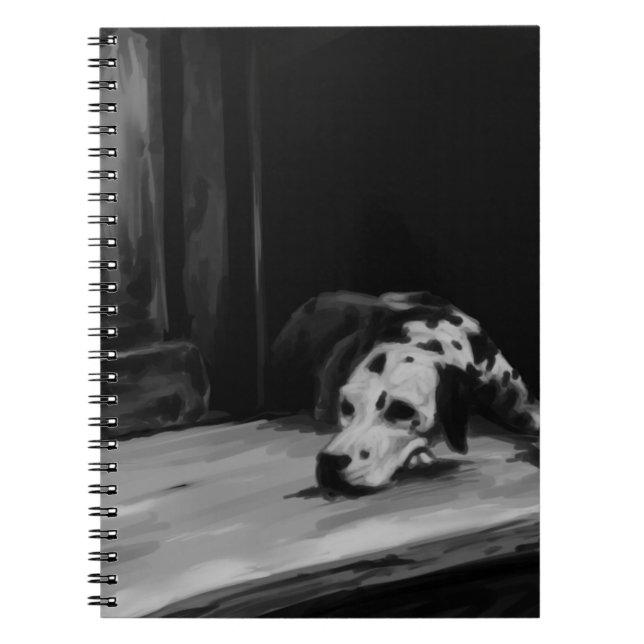 Dalmatian Painting Notebook (Front)