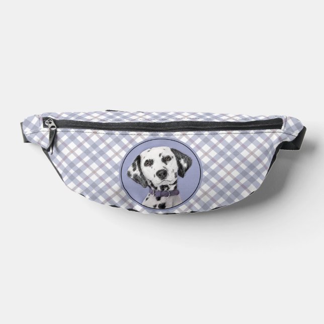 Dalmatian Painting Spotted Cute Original Dog Art Bum Bags (Lay Down)