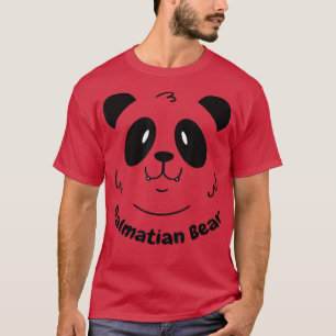 Dalmatian Panda Bear Funny Chinese Animal Dog Joke T-Shirt