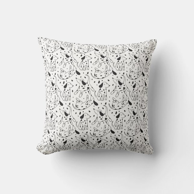 Dalmatian Pattern Cushion (Front)
