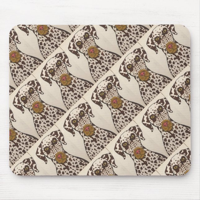 Dalmatian pattern Mousepad (Front)
