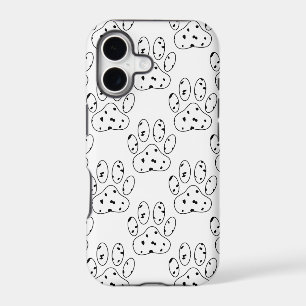 Dalmatian Paw Print Pattern