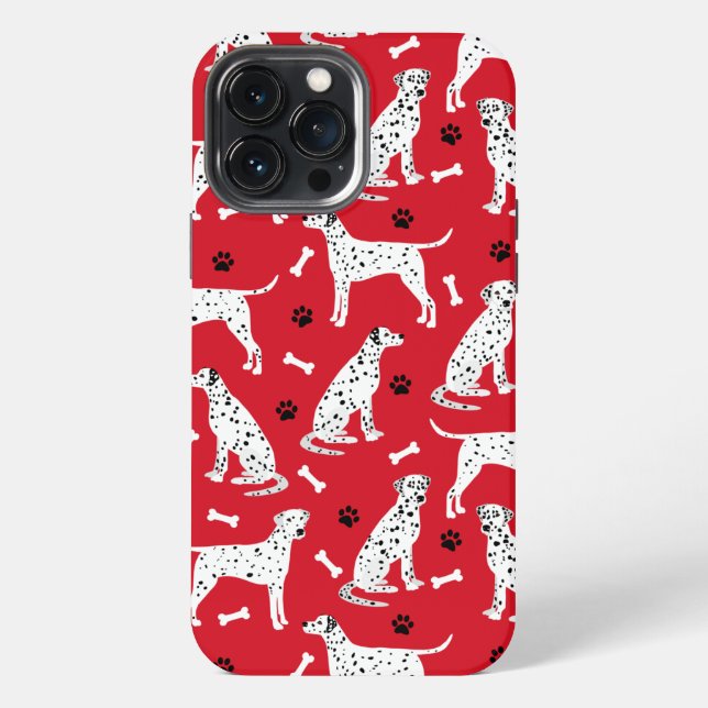 Dalmatian Paws and Bones Case-Mate iPhone Case (Back)