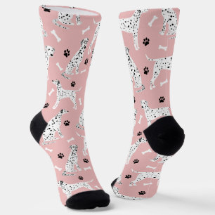 Dalmatian Paws and Bones Socks