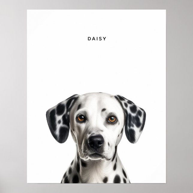 Dalmatian Personalised Print (Front)