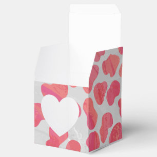 Dalmatian Pink and White Print Favour Box