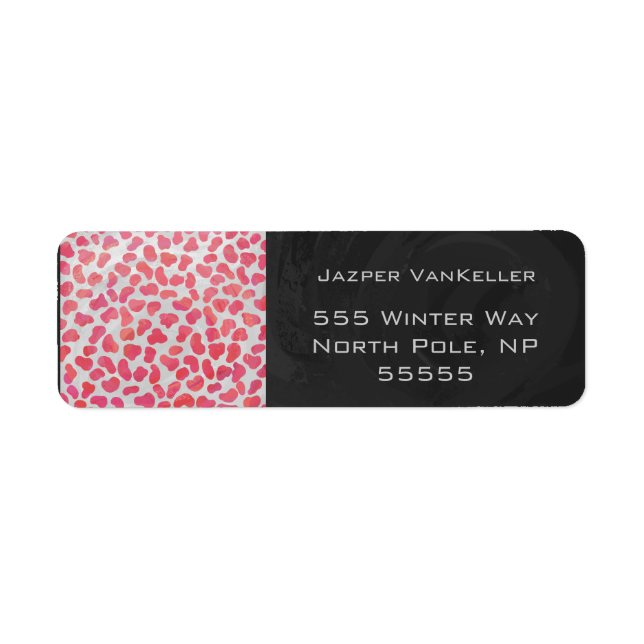Dalmatian Pink and White with Monogram (Front)