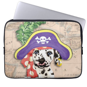 Dalmatian Pirate Laptop Sleeve