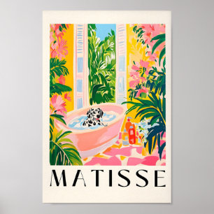 Dalmatian Print, Aesthetic Bathroom Wall Art, Dog  Poster