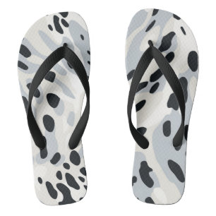 Dalmatian Print Flip Flops