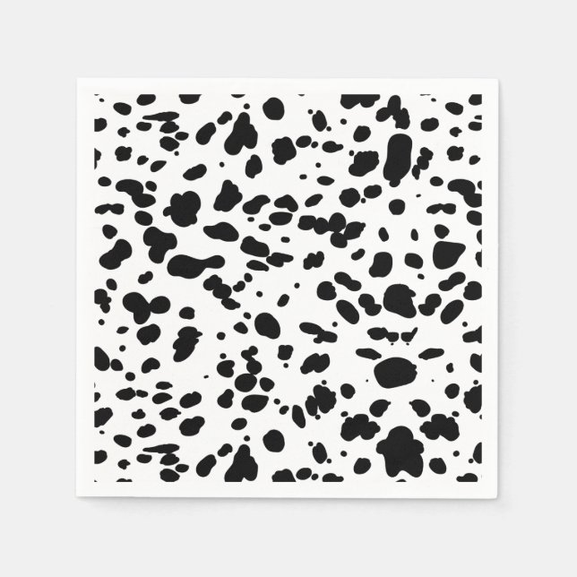 Dalmatian Print Napkins (Front)