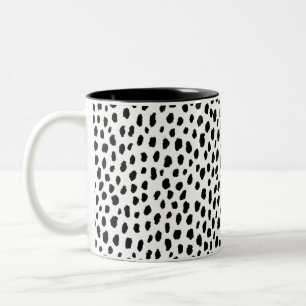 Dalmatian Print Two-Tone Coffee Mug