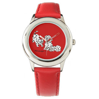 Dalmatian Puppies Kid's Watch