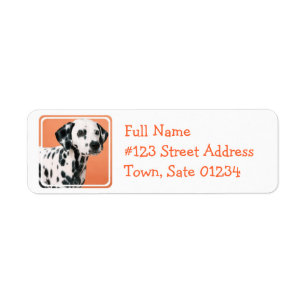 Dalmatian Puppies Mailing Label