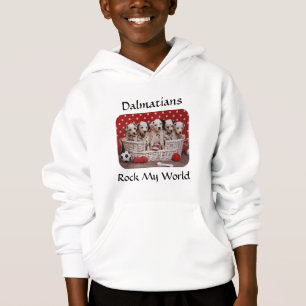 Dalmatian Puppies Rock My World Kids Sweatshirti