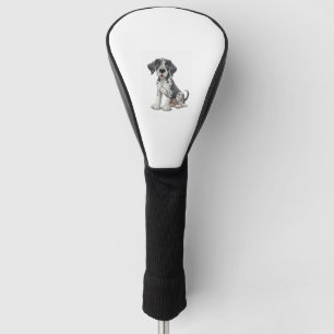 Dalmatian Puppy Dog Premium Scoop Golf Head Cover