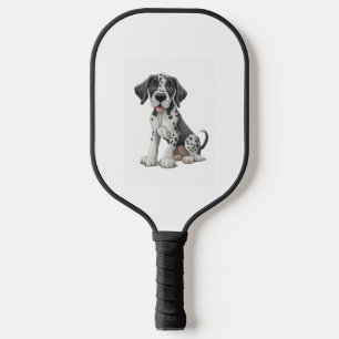 Dalmatian Puppy Dog Premium Scoop  Pickleball Paddle
