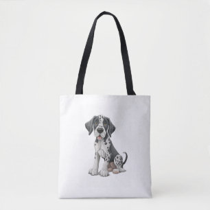 Dalmatian Puppy Dog Premium Scoop  Tote Bag