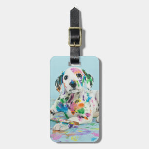 Dalmatian Puppy Luggage Tag