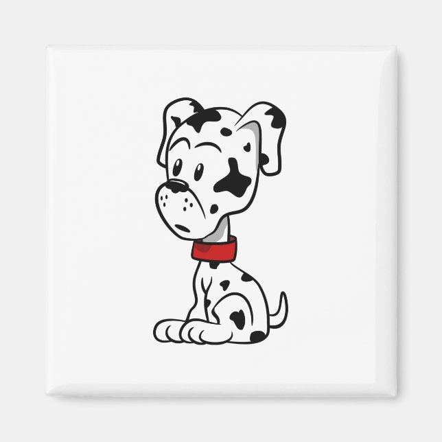 Dalmatian Puppy Magnet (Front)