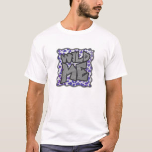 Dalmatian Purple and White Print T-Shirt