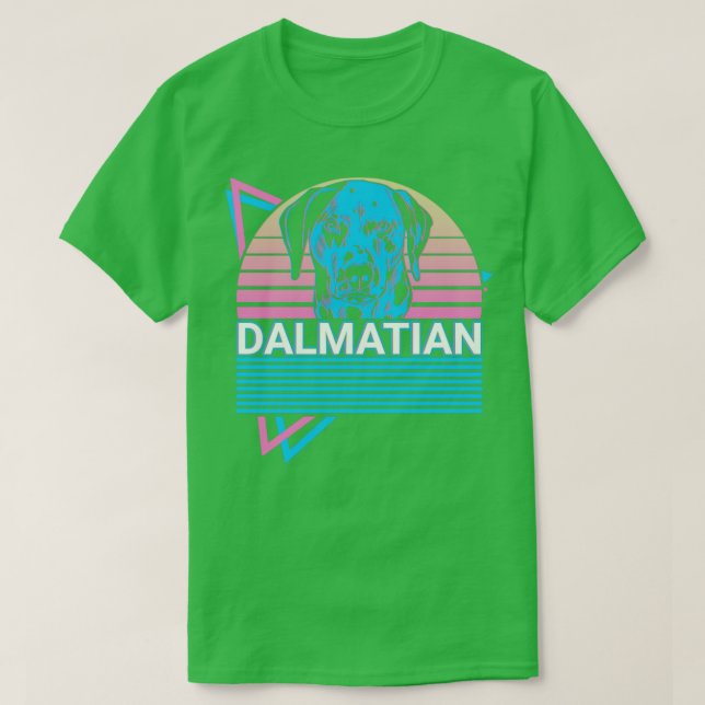 Dalmatian Retro T-Shirt (Design Front)