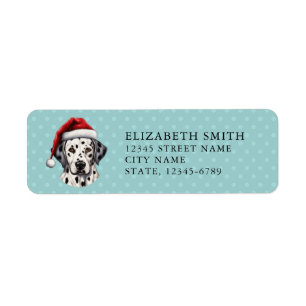 Dalmatian Return Address Label