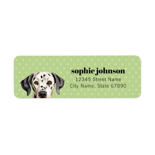 Dalmatian Return Address Labels (Front)