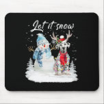 Dalmatian Santa Dog Christmas Snowman Xmas Pajama  Mouse Pad<br><div class="desc">Dalmatian Santa Dog Christmas Snowman Xmas Pajama</div>